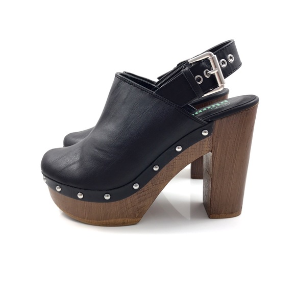 ANTHROPOLOGIE FARYLROBIN vegan platform clogs ANTHROPOLOGIE FARYLROBIN vegan platform clogs